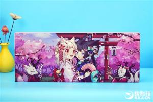 ikbcC210狐櫻紅軸鍵盤圖賞:少女心爆棚